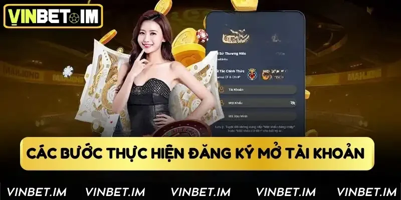 Các bước thực hiện đăng ký mở tài khoản Các bước thực hiện đăng ký mở tài khoản
