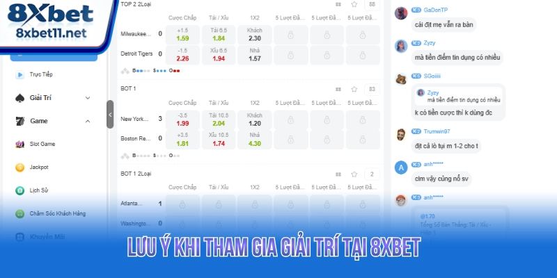 Giới Thiệu 8XBET: Nhà Cái Top Châu Á 2026 4 Lưu ý khi tham gia giải trí tại 8XBET