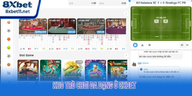 Giới Thiệu 8XBET: Nhà Cái Top Châu Á 2026 2 Kho trò chơi đa dạng miễn chê ở 8XBET